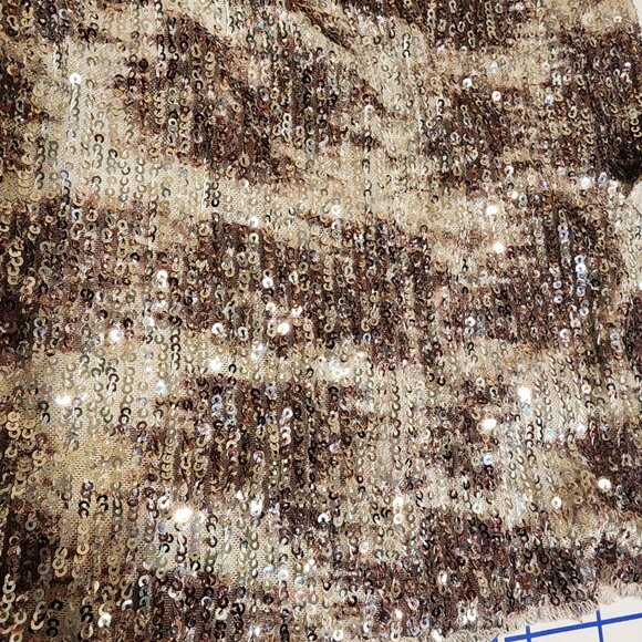 Free People Printed Gold Rush Long Sleeve Top NWOT XL - Picture 3 of 9